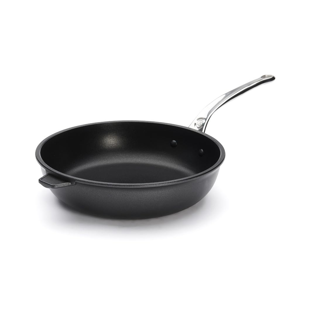 De Buyer Choc Extreme sauté pan - aluminum, stainless steel, 28 cm, durable, non-stick, silver finish