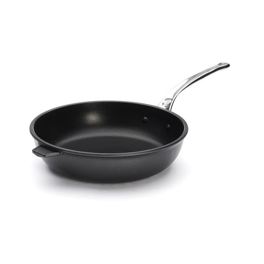 De Buyer Choc Extreme sauté pan - aluminum, stainless steel, 28 cm, durable, non-stick, silver finish