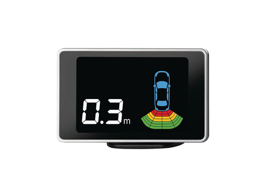 VALEO 632201 stāvvietas palīgs Beep&Park komplekts: 4 sensori + 1 LCD displejs priekšējai vai aizmugurējai uzstādīšanai