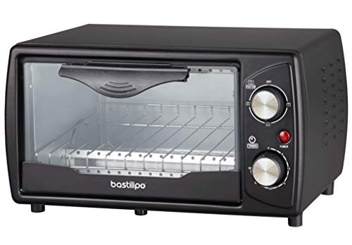Turin Black - 1000 W mini maizes grauzdētājs - nerūsējošais tērauds, melns, 9 litri, energoefektivitāte A++