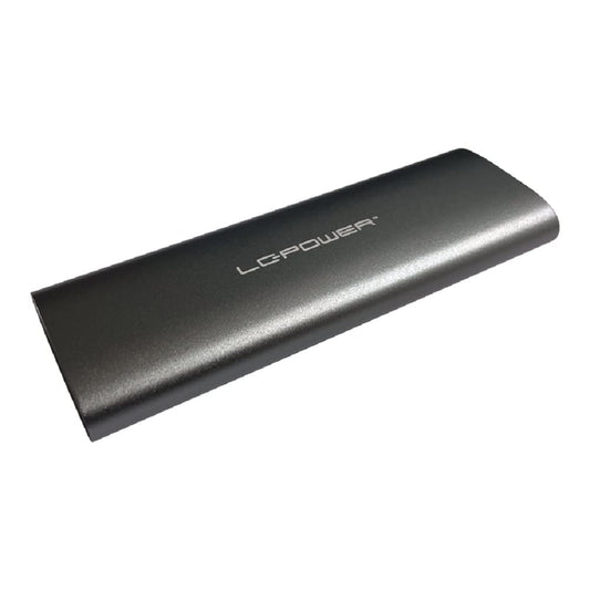 LC-POWER LC-M2-C-MULTI-2 SSD korpuss - M2 SSD enclosure for NVMe & SATA drives, compact design, tool-free installation.