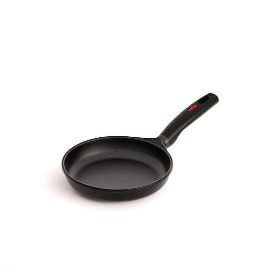 Valira Origen Induction Frying Pan - 20 cm, black, cast aluminum, durable, even heat distribution, non-stick surface.