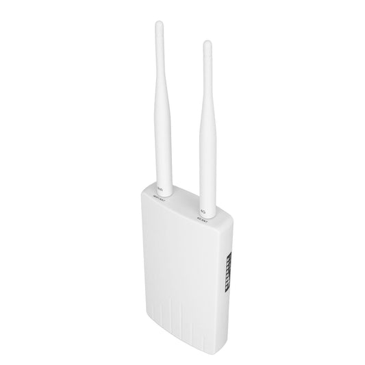 Topiky 4G CPE WLAN maršrutētājs āra lietošanai, 4G LTE CPE SIM karšu WLAN maršrutētājs, 4G LTE CPE maršrutētājs ar 3FF Micro SIM karti, atbloķēts 4G WLAN maršrutētājs ar ārējām antenām (ES kontakts)
