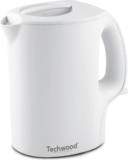 Techwood TB-1101 elektriskā tējkanna - 1 l, 900W, balta, ātra vārīšana, kompakts dizains