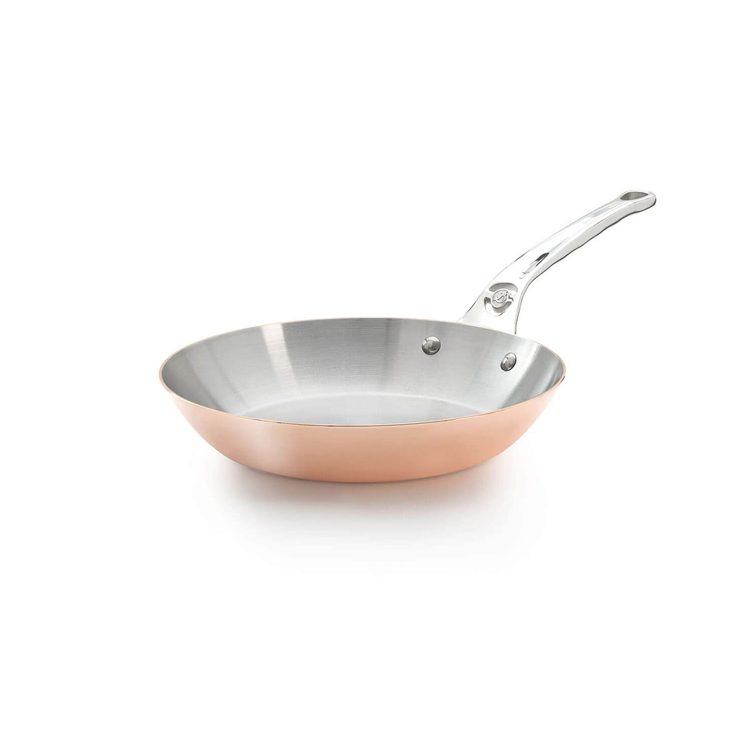 de Buyer Apaļā vara panna PRIMA MATERA - 24 cm, izturīga, siltuma vadība, ideāla cepšanai un sautēšanai.
