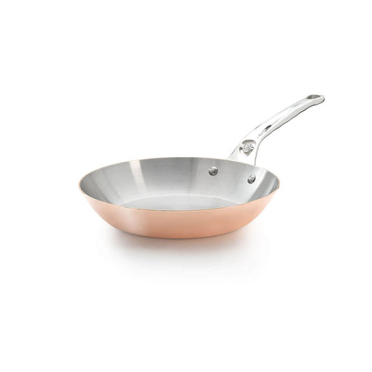 de Buyer Apaļā vara panna PRIMA MATERA - 24 cm, izturīga, siltuma vadība, ideāla cepšanai un sautēšanai.