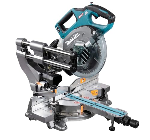 Makita LS002GZ01 akumulatora leņķzāģis 40V max. - bez akumulatora, AWS bezvadu adapteris WUT01, Petrol