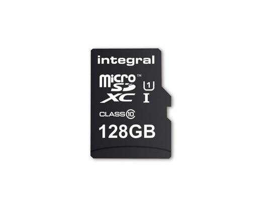 Integral microSDXC 128GB Class 10 UHS-1 klase 1 atmiņas karte līdz 90 MB/s planšetdatoriem un viedtālruņiem