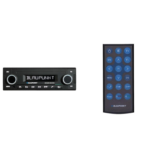 Blaupunkt Skagen 400 DAB, 1-DIN radio, īsa uzstādīšanas dziļums, DAB, Bluetooth un IR tālvadības pults kredītkartes formātā