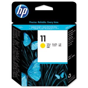 HP Nr. 11 Yellow Ink Cartridge - 24000-page yield, high-quality printing, compatible with HP printers.