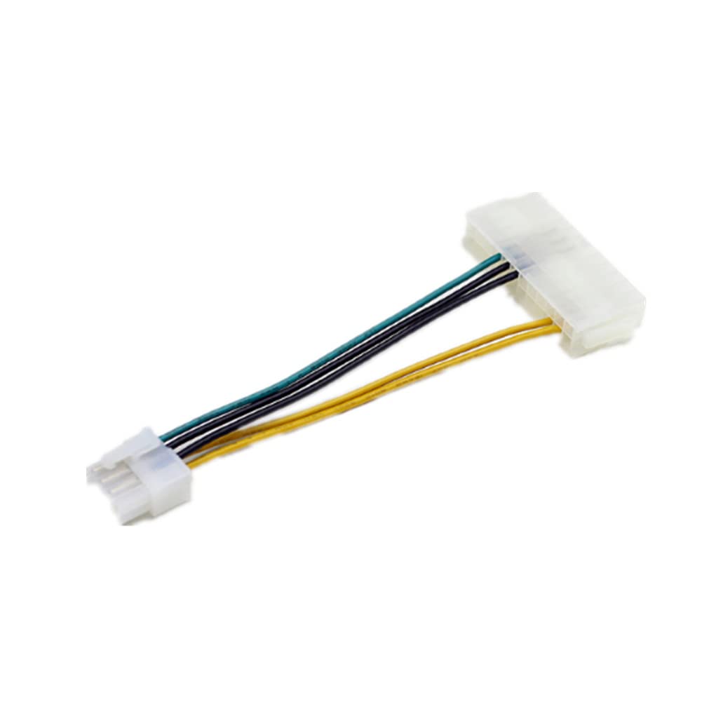 TuToy ATX barošanas bloks - 20Pin + CPU 4Pin uz Exp Gdc 8Pin adaptera kabelis, ideāls jaudai un savienojamībai.