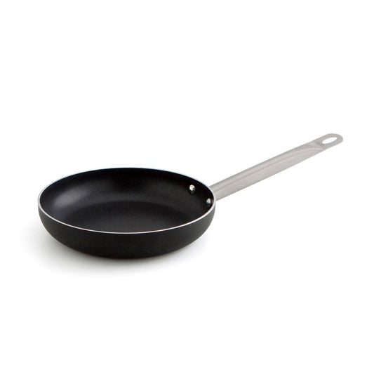 Quid panna 36 cm Pro Chef - alumīnijs, melna un tērauda, 12.6 cm, ideāla cepšanai un sautēšanai.