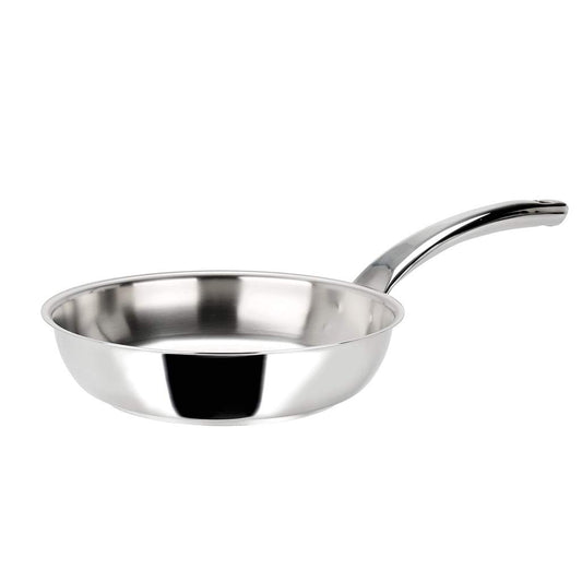 Sitram D20cm - Durable stainless steel saucepan with ergonomic handle and even heat distribution.