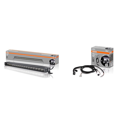 OSRAM LEDriving LIGHTBAR VX500-SP, LED papildu lukturis tālās gaismas & Wire Harness AX 2LS, kabelis automašīnu gaismas sloksnēm