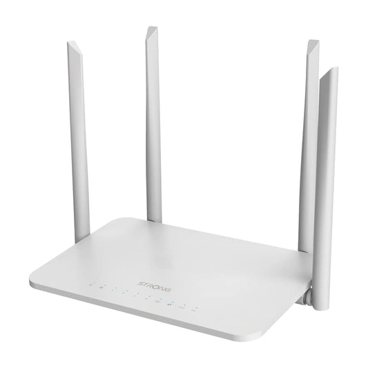ROUTER1200S STRONG Dual Band Gigabit Router 1200S Izbaudiet savu platjoslas interneta savienojumu!