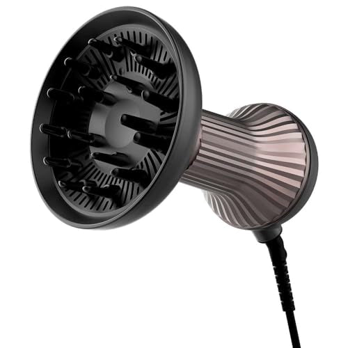 Cecotec matu žāvētājs ar difuzoru Bamba IoniCare MagiCurls. 800 W, jonu tehnoloģija frizūras novēršanai, 3 temperatūras, 2 ātrumi, difuzors ar 17 zobiem, 1,6 m 360º rotējoša vads.