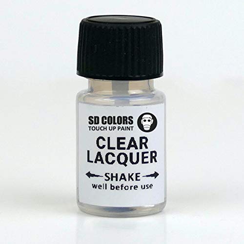 Caurspīdīga auto laka 15 ml SD COLORS skrāpējumu labošanai ar precīzās uzklāšanas otiņu