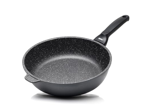 RISOLI' Granito panna 28 cm - liela biezuma alumīnija lējums, izturīga un efektīva cepšanai.
