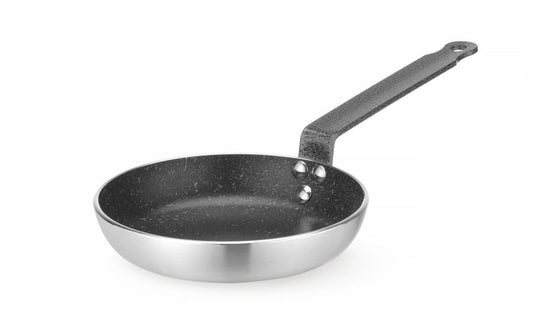 HENDI marmora nelipīgā panna - piemērota visiem plīts veidiem, krāsnīm, ø240x(H)42mm, alumīnijs