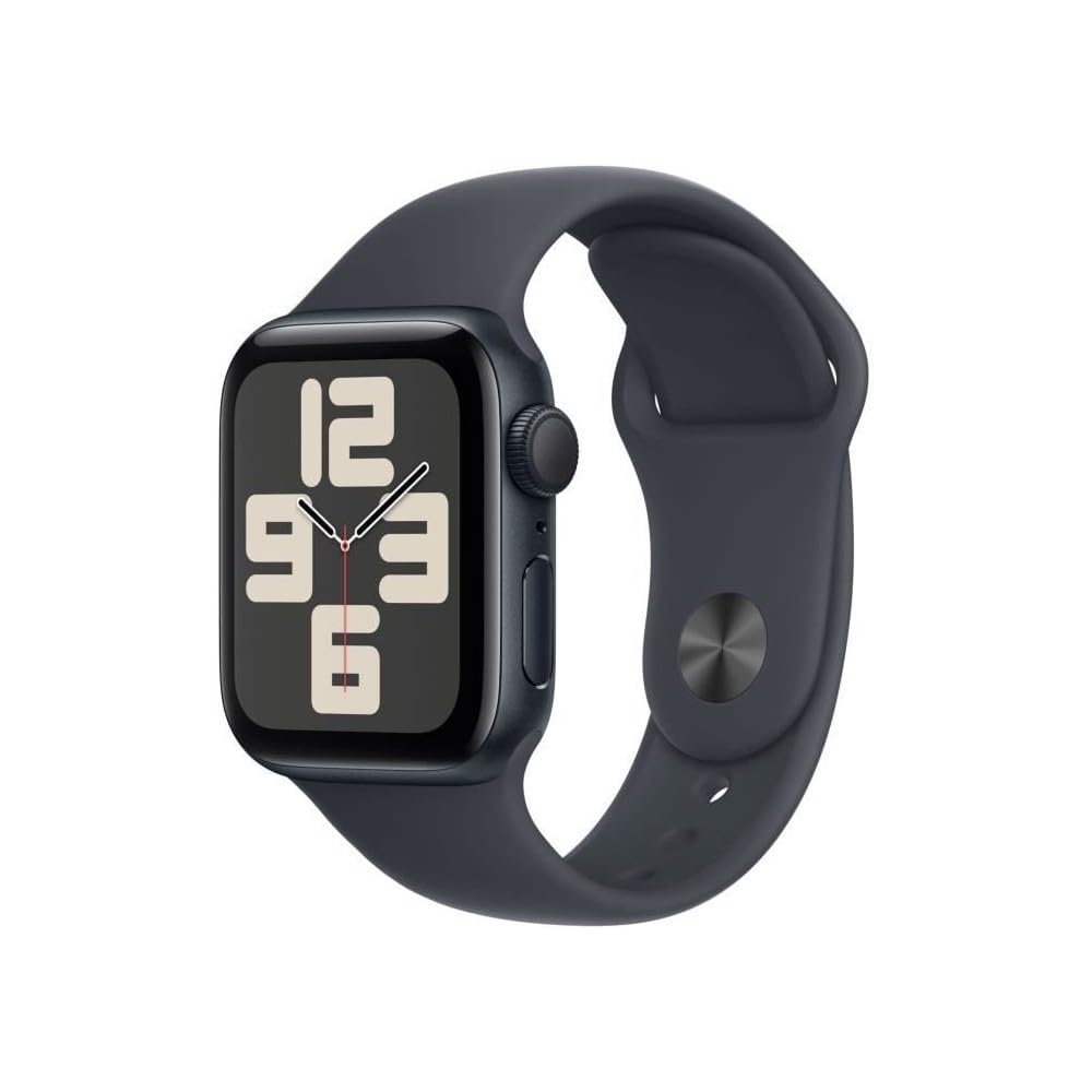 Apple Watch SE (2. paaudze) - GPS 40 mm, alumīnija korpuss, nakts krāsa, fitnesa izsekotājs, sirdsdarbības mērītājs