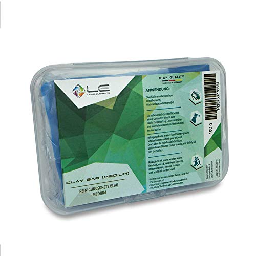 Auto tīrīšanas māls Liquid Elements 100 grams zils (medium)
