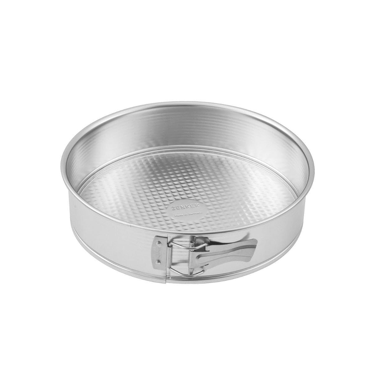 Atsperu kūku forma Zenker 6804 ar plakanu pamatni, Ø 28 cm, sudraba krāsā