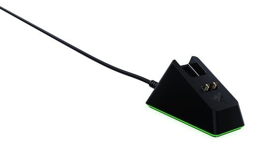 Razer Mouse Dock Chroma - RGB charging station for DeathAdder V2 Pro, Viper Ultimate, Basilisk Ultimate, Naga Pro, non-slip.