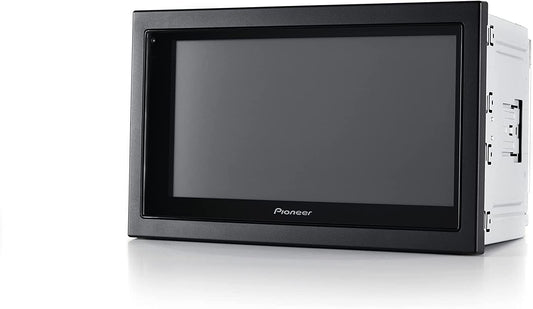 Pioneer DMH-A340DAB 2-DIN multimediju atskaņotājs, īsa uzstādīšanas dziļums, 6,8-collas ClearType skārienekrāns, viedtālruņa savienojums, USB, DAB/DAB+ digitālā radio, Bluetooth, 13 joslu grafiskais ekvalaizers