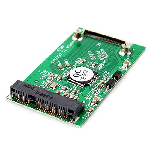 KALEA-INFORMATIQUE mSATA-uz-ZIF-40 adapteris - aizstāj 40-pin ZIF disku ar mSATA SSD, iekļauts galdauts.