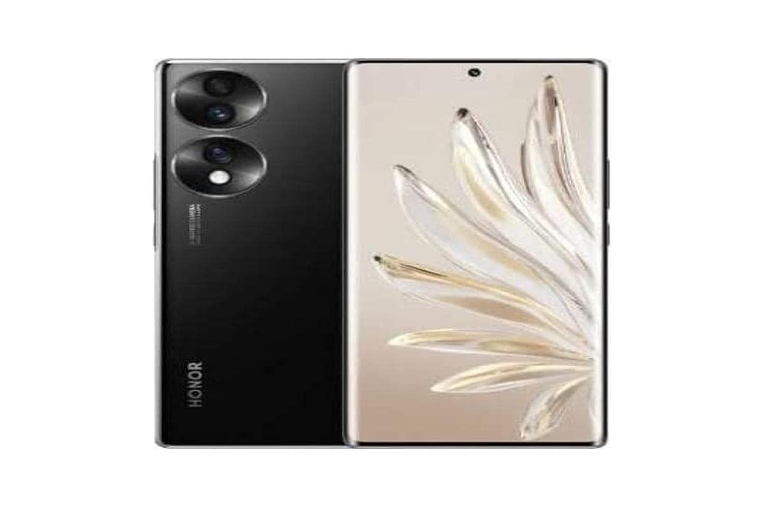 HONOR 70 - 5G smartphone, 8+256 GB, 6.67" curved OLED display, 54 MP triple rear camera, Android 12, 4800 mAh battery.