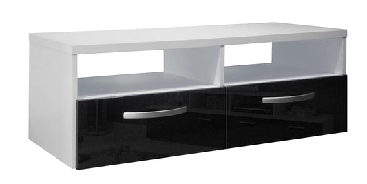 Berlioz Creations Kosmo 2 balts TV mēbeļu komplekts, koks, Garums 97 x Platums 40 x Augstums 36