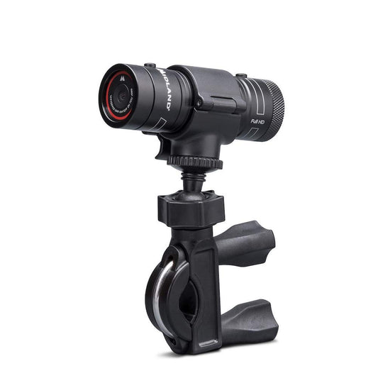 Midland Bike Guardian Dashcam kamera, pilna HD motocikla video kamera, ar cilpas ierakstu, 120° platleņķa, IP65 lietus izturīga, ar stūres turētāju un USB kabeli