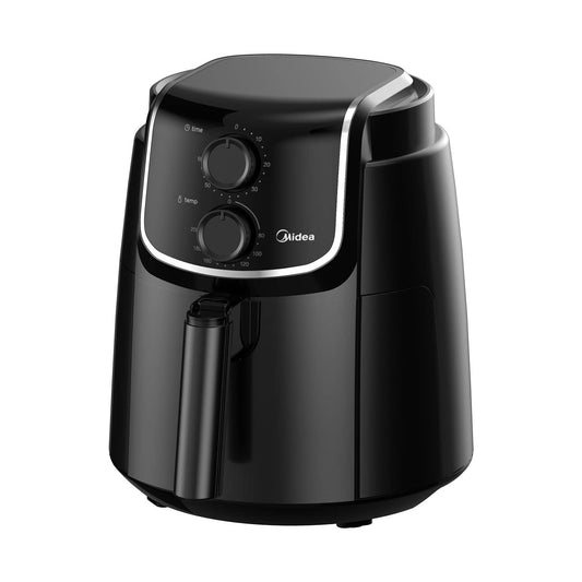 Midea MF-TN35D2 - 3.5L air fryer, oil-free, max 200℃, 60-min timer, multifunctional, black