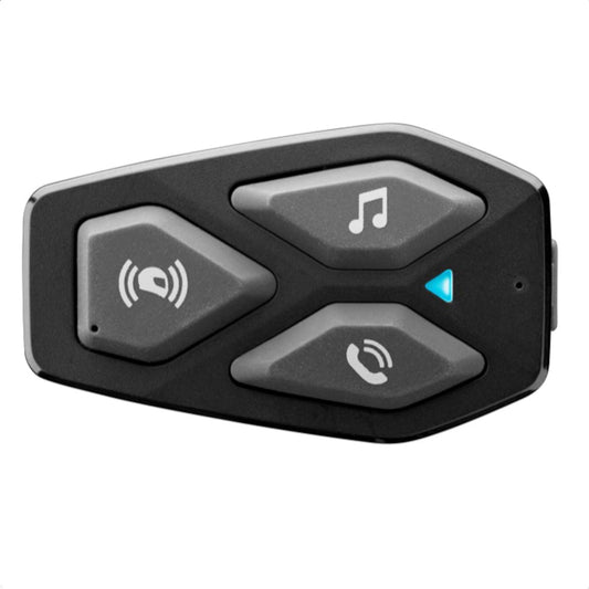 INTERPHONE UCOM3 - Bluetooth 5.1 interkoms, 40 mm HD austiņas, 500 m attālums, 10 stundu akumulatora darbības laiks, IP67.