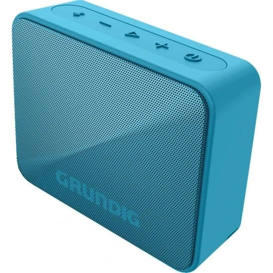 GRUNDIG Solo+ Blue Bluetooth skaļrunis, skaņas kaste, 3.5 W RMS jauda, 30 metru darbības attālums, vairāk nekā 20 stundas spēles laika, Bluetooth 5.3, ūdensizturīgs korpuss (IPX5), melns