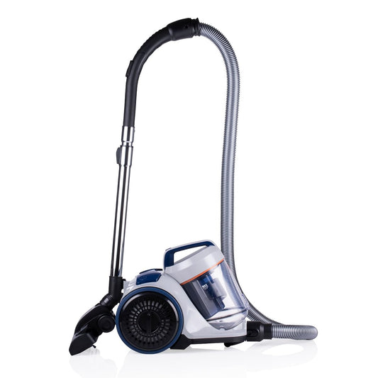 Dirt Devil DD2505 - 800W bagless vacuum, HEPA 12 filter, 7.5M reach, includes combo brush, retractable brush, 2.5L dustbin, 4.7KG, blue