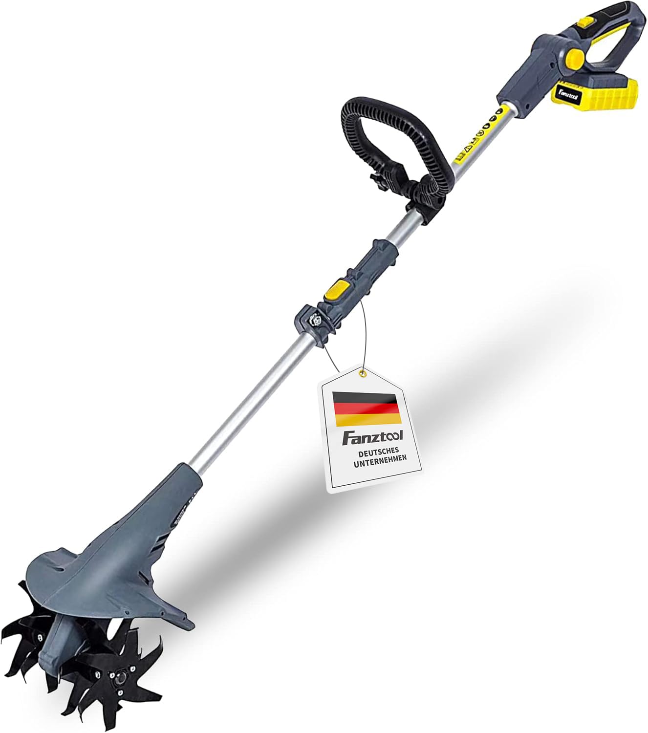 Akumulatora dārza frēze FANZTOOL AK0019, mini kultivators, 20V / 2,5Ah akumulatora komplekts