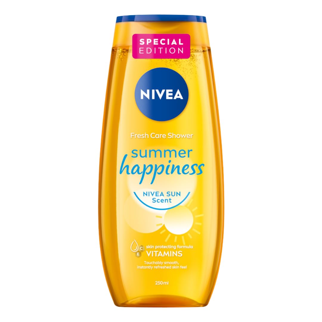 NIVEA Summer Happiness dušas gels 250ml ar NIVEA SUN aromātu