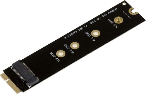 KALEA-INFORMATIQUE M2 Adapter - Install M.2-SSD in Mac 2012, 8+18-pin SSD slot, includes screwdriver for easy setup.