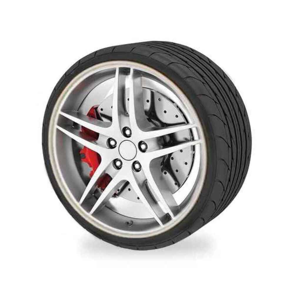 OCC MOTOR SPORT disku aizsargs alumīnija diskiem, balts, 6 metri