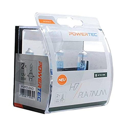 M-Tech ptzpt7-duo Gaismas elements PowerTech Platinum + 130% H7 12 V 55 W