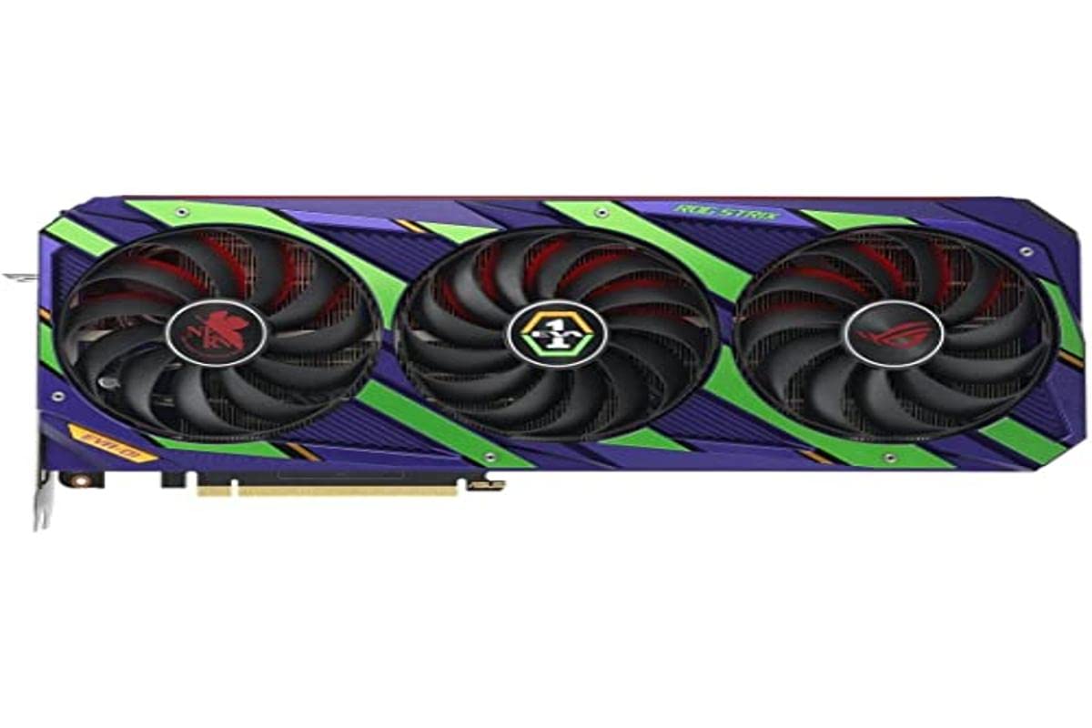 ASUS ROG Strix NVIDIA GeForce RTX 3080 Eva Edition - 12GB GDDR6X, PCIe 4.0, HDMI 2.1, DisplayPort 1.4a, axial fans