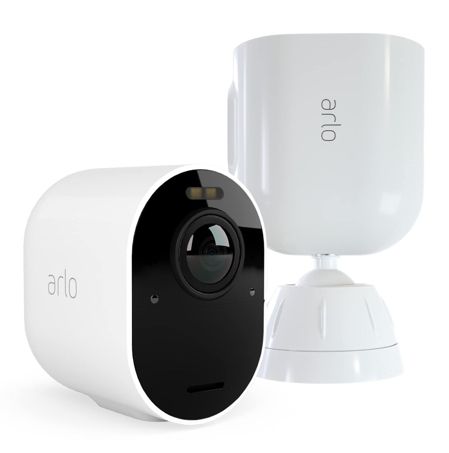Arlo Ultra2 papildu uzraudzības kamera ārā un BEZMAKSAS drošības stiprinājuma komplekts - balts, testa periods Arlo Secure plānam