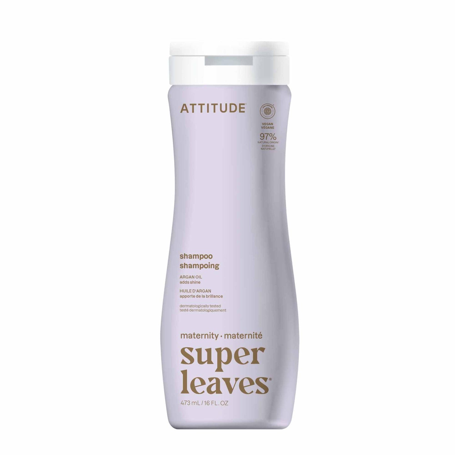 ATTITUDE Blooming Belly šampūns topošajām māmiņām ar argāna ekstraktiem, 473 ml