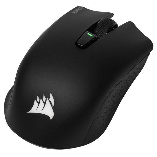 CORSAIR HARPOON WIRELESS RGB - 10,000 DPI, 6 programmable buttons, low-latency Bluetooth, iCUE compatible, black