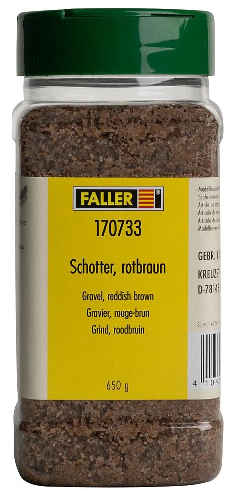 Faller 170733 H0 grants, sarkanbrūns, 650 g, H0 sliežu platums
