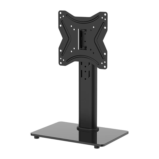 GRIFEMA TV statīvs TV statīvs kājām 17-43 collām, monitora statīvs pagriežams un 4 līmeņu augstuma regulējams universāls, līdz 30 kg, maksimālā VESA 200 x 200 mm, GB1005-2