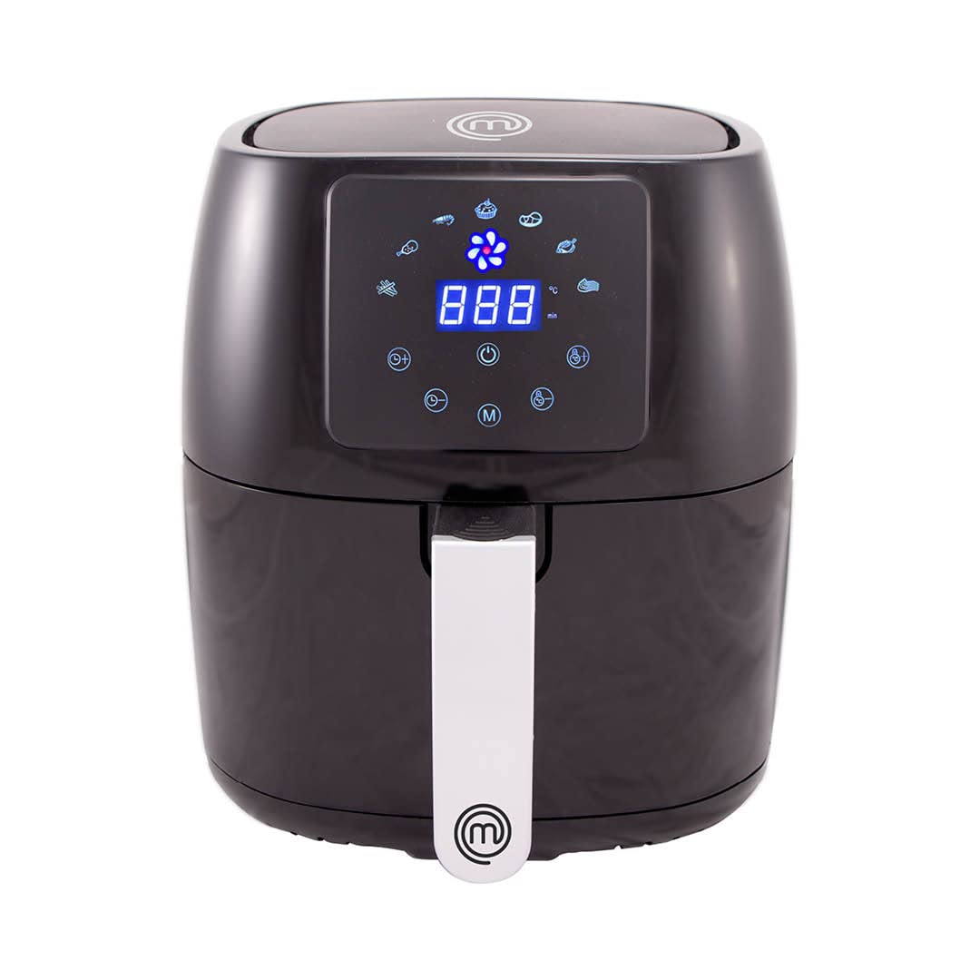 MasterChef karstā gaisa fritēšanas ierīce 4,5L - 1400W, digitālais skārienekrāns, 7 programmas, 80-200°C, bez taukiem.