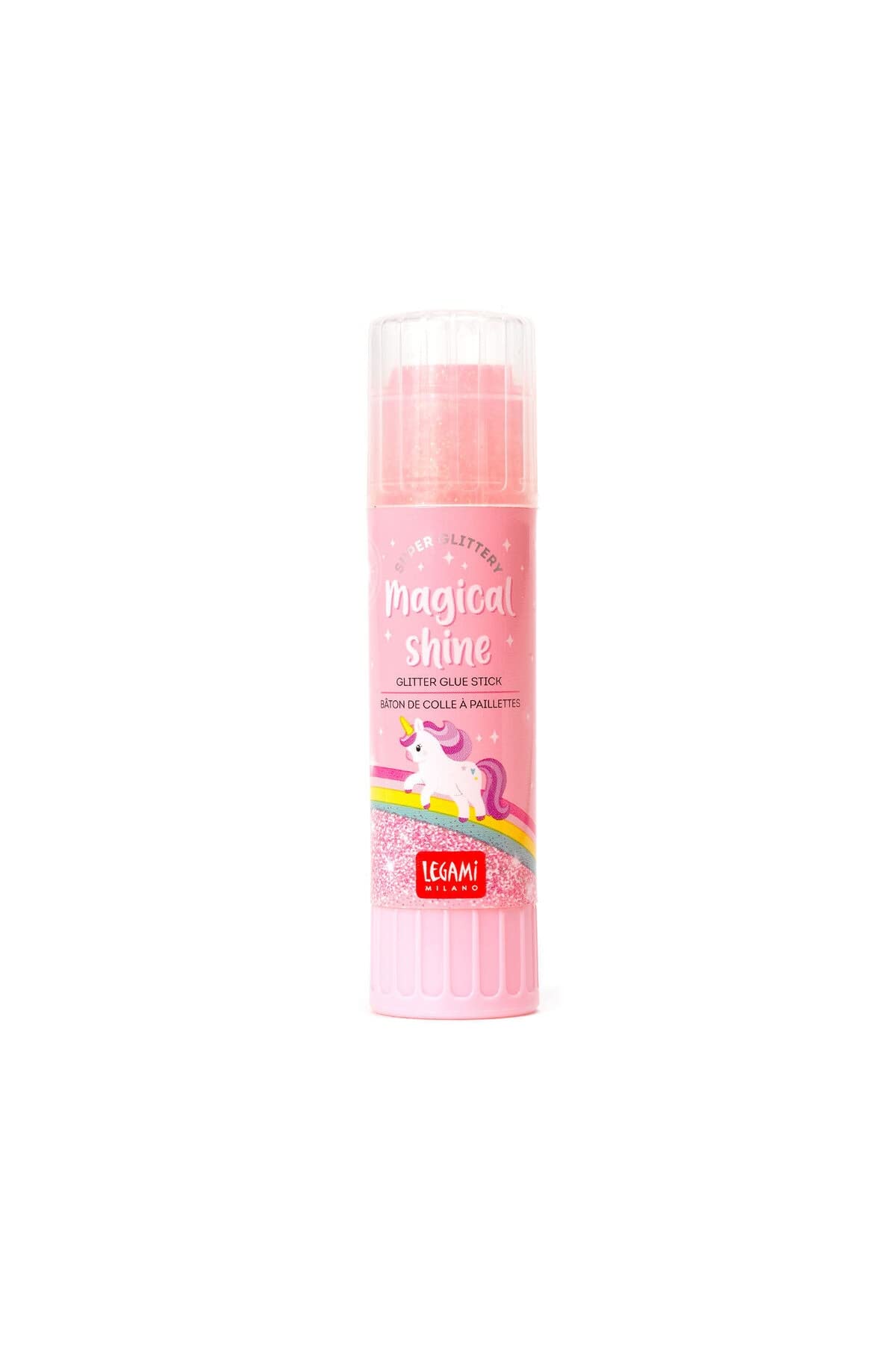 Līmes zīmulis Legami ar spīdumiem, 15 g, rozā