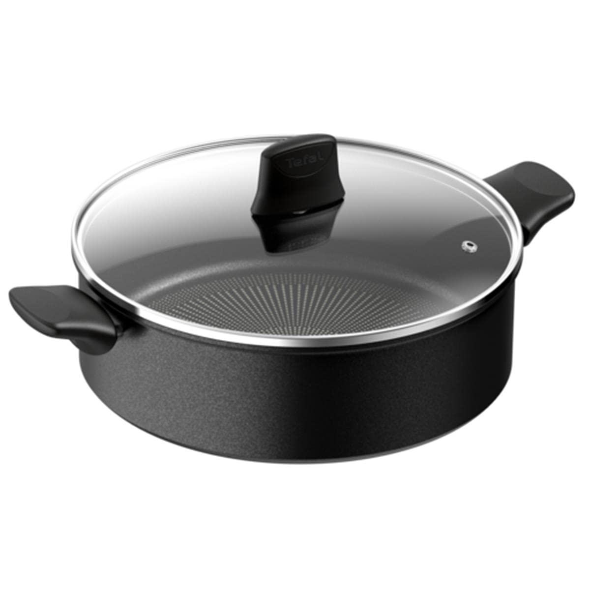 Tefal G2607283 Ultimate On panna 28 cm - augstas veiktspējas nelīpoša pārklājuma, piemērota visiem plīts veidiem, viegli tīrāma.
